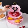 ZISIZ 3-Tier Large Petal Dessert & Cake Stand