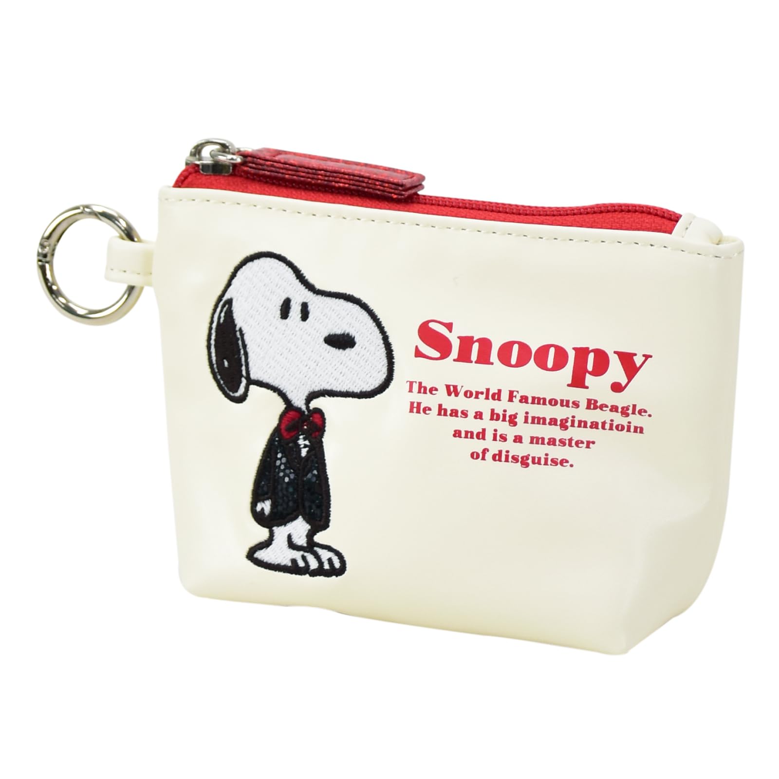 Мини-кошелек в форме лодки с аппликацией Снупи