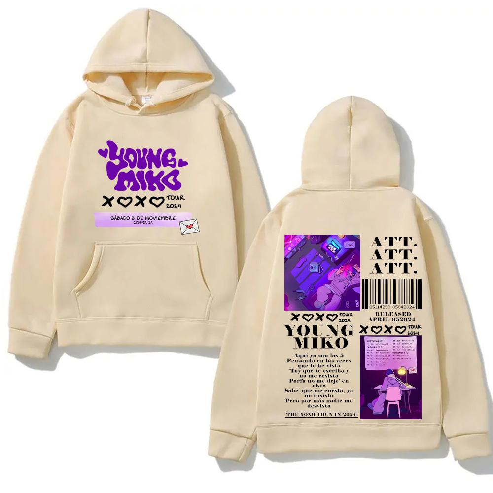 Young Miko Punk Hooded With Hooded Casual Comfortable Sweatshirt Long Sleeve Gothic Clothes Moletom for Autumn Vintage Pullovers