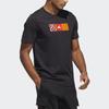 adidas Cny Gfx Tee Year Of The Tiger Limited Edition Graphic Print Round Neck Sports Short Sleeve Men Tops Black HI3290