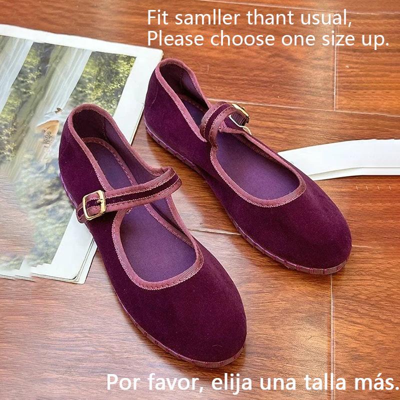 Velvet Mary Jane Sieviešu apavi ar