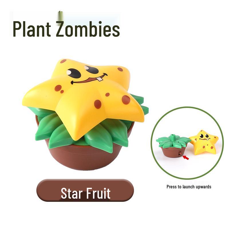 Plants vs. Zombies Toy Set: Machine Bug, Football Gun, Pea Pod, Carnivorous Plant Models
