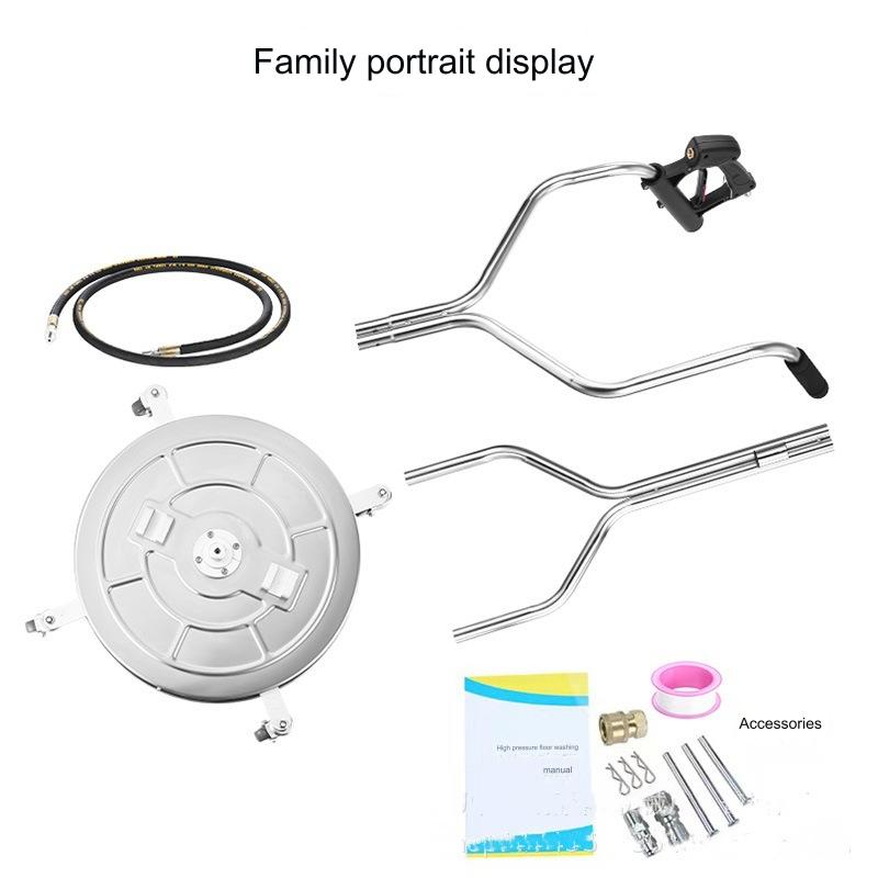 20" Pressure Washer Surface Cleaner Stainless Steel Power Cleaner Attachment