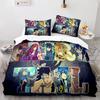 Fairy Tail Bettwäsche-Set Einzelbett, Twin, Full, Queen, King Size Fairy Tail Bettwäsche-Set Erwachsene Kinder Kawaii Bettbezug-Sets 3D-Druck 003