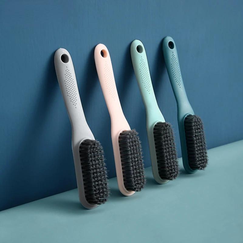 Home Use Long Handle Soft Bristle Shoe and Clothes Cleaning Brush Plastic Clothes Scrubbing Household Multi-functional Cleaning
