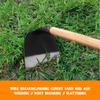 Manganese Steel Garden Hoe Loosening Soil Vegetable Planting Weeding Land Reclamation Excavation Farm Agricultural Weeding Tools