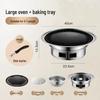 Smokeless Charcoal Grill Set with Tea-Boiling Feature, Ideal for Outdoor and Household Use.
