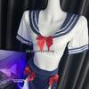 Go Meng Sexy School Uniform JK Lingerie Set for Small Chest - Women's Temptation Sleepwear