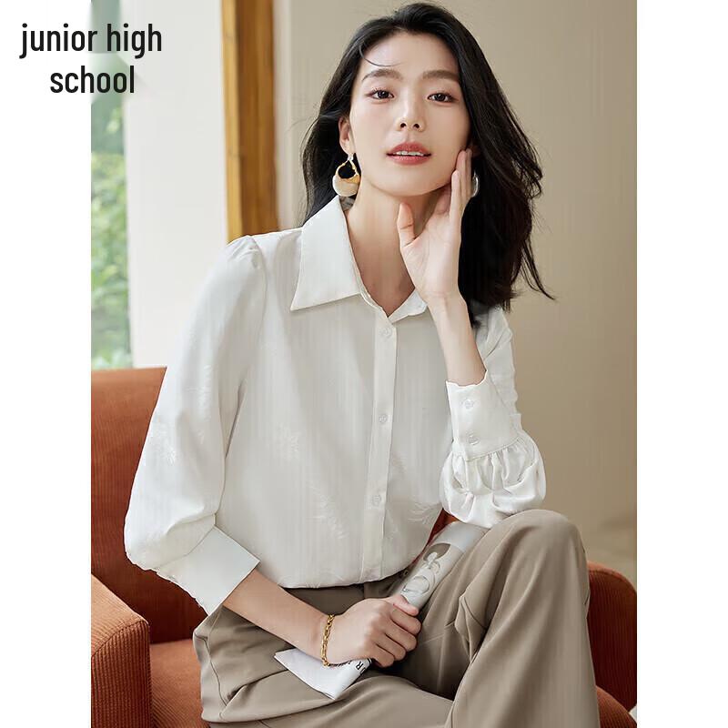 Women s Textured Long-Sleeve Shirt M