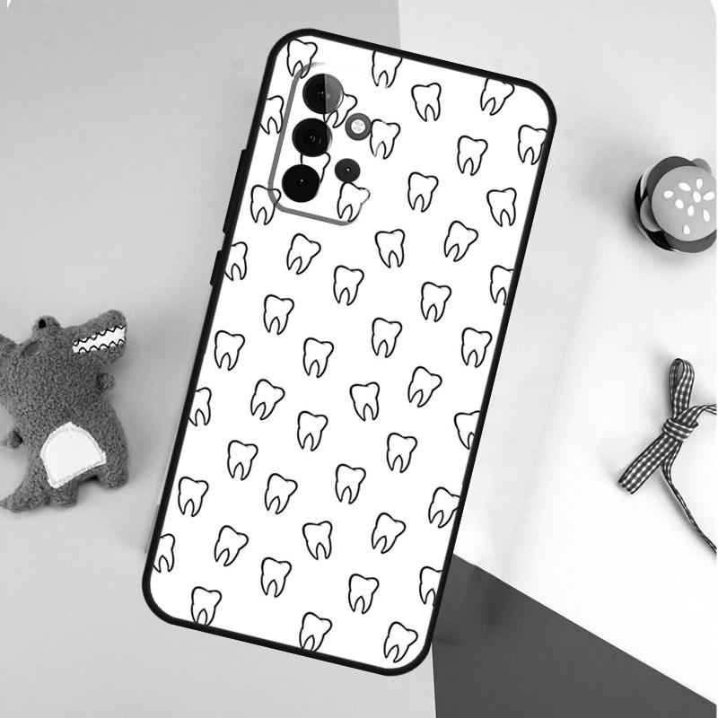 Dentist Dental Dent Tooth For Samsung Galaxy A54 A34 A14 A55 A35 A15 A53 A33 A13 A05 A06 A16 A22 A32 A52 Phone Case