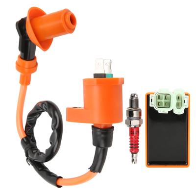 Zündspule Zündkerze CDI-Box Kit Ersatz für KIMISS Zündkerzenkabel, ATC125 TRX200 TRX200D TRX200SX TRX250EZ90