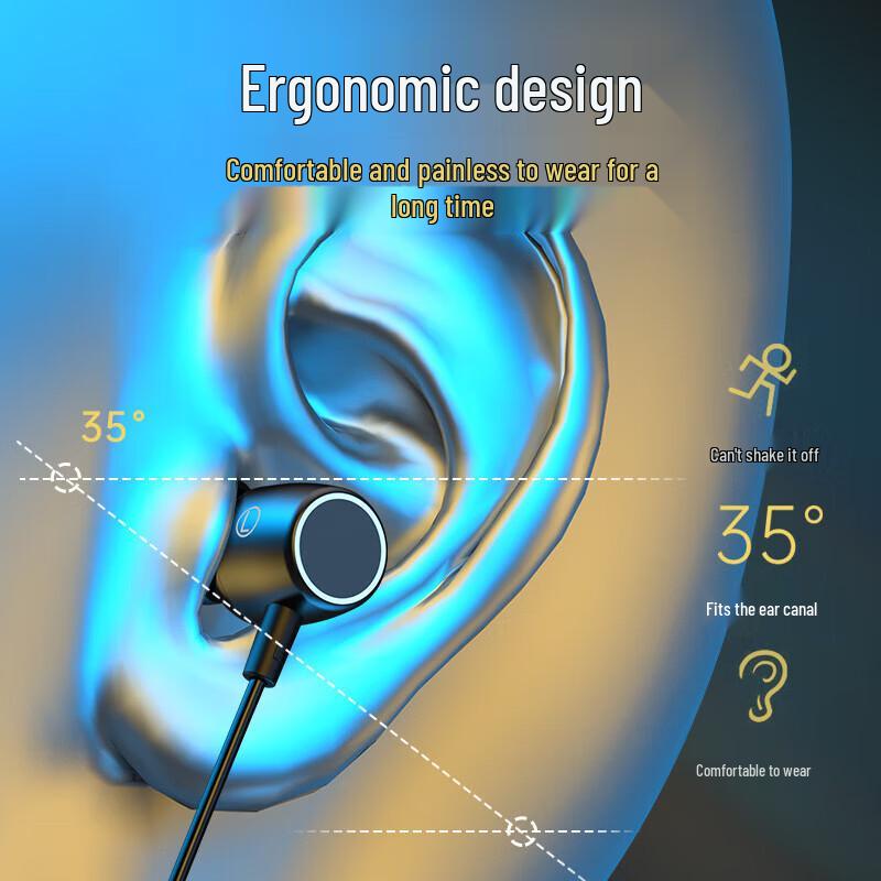 Yidian Sport Neckband Wireless Bluetooth Earphones with Mic