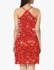 2025 European Sequin Spaghetti Strap Evening Party Dress