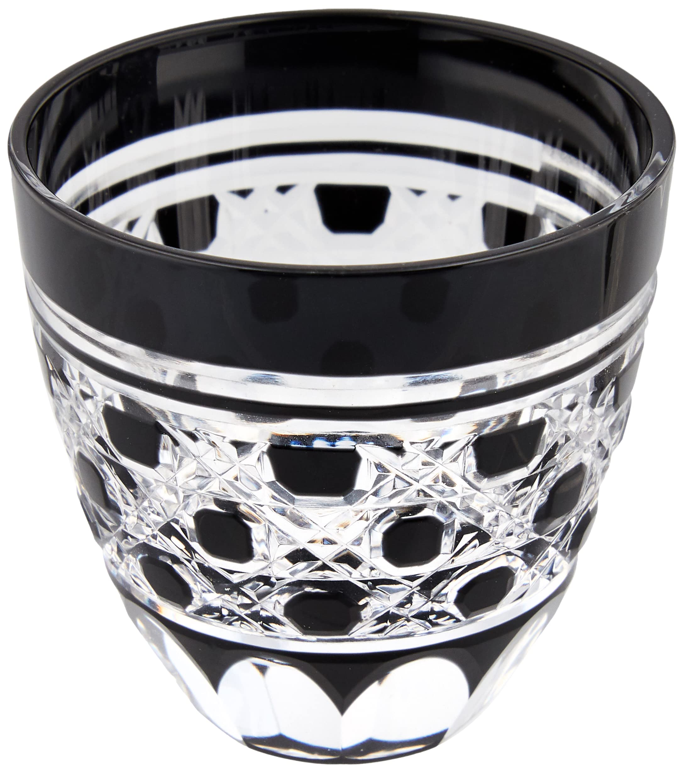 

Tajima Glass Edo Black Kiriko Sake Cup TG-09-214-1K