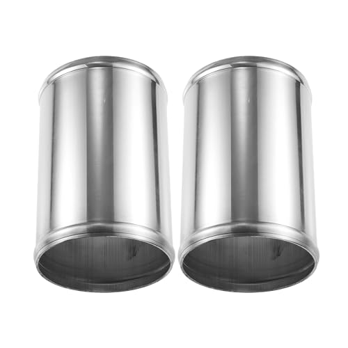 

ACROPIX 102mm 4 OD 6 152mm Length Universal Car Aluminum Alloy Intercooler Pipe Straight Air Intake Tube - Set of 2