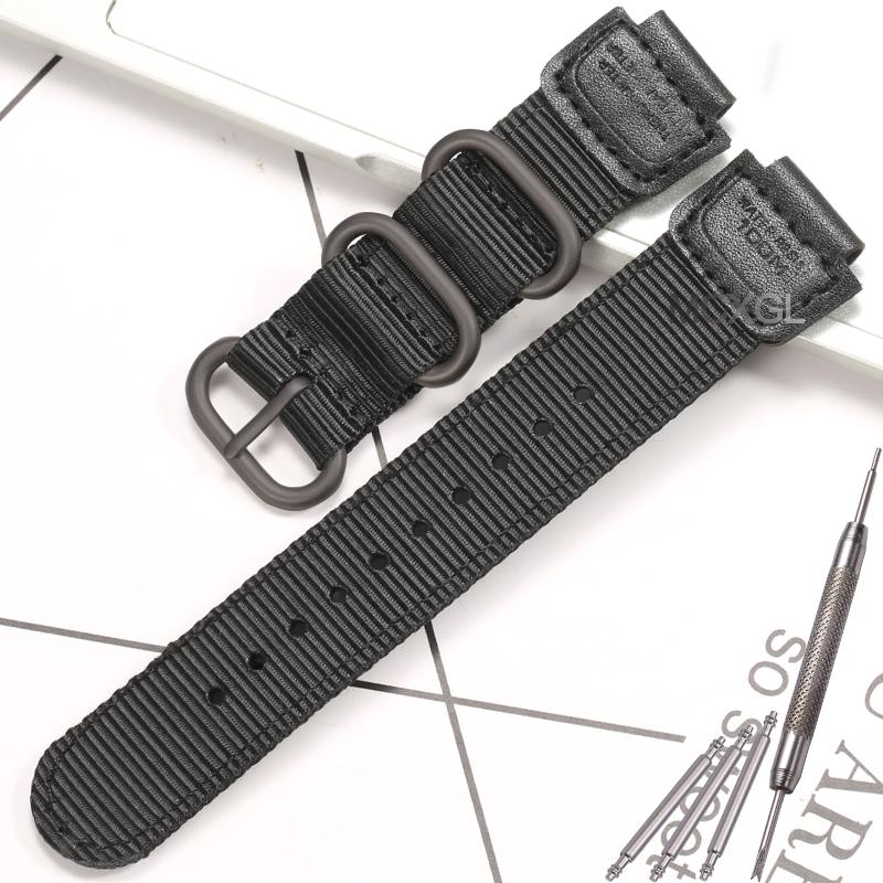 Watchband for Casio G-Shock GA100/110/120/150/200/400 GD-100/110/120 DW-5600 GW-6900 Bracelet 16mm Nylon Strap
