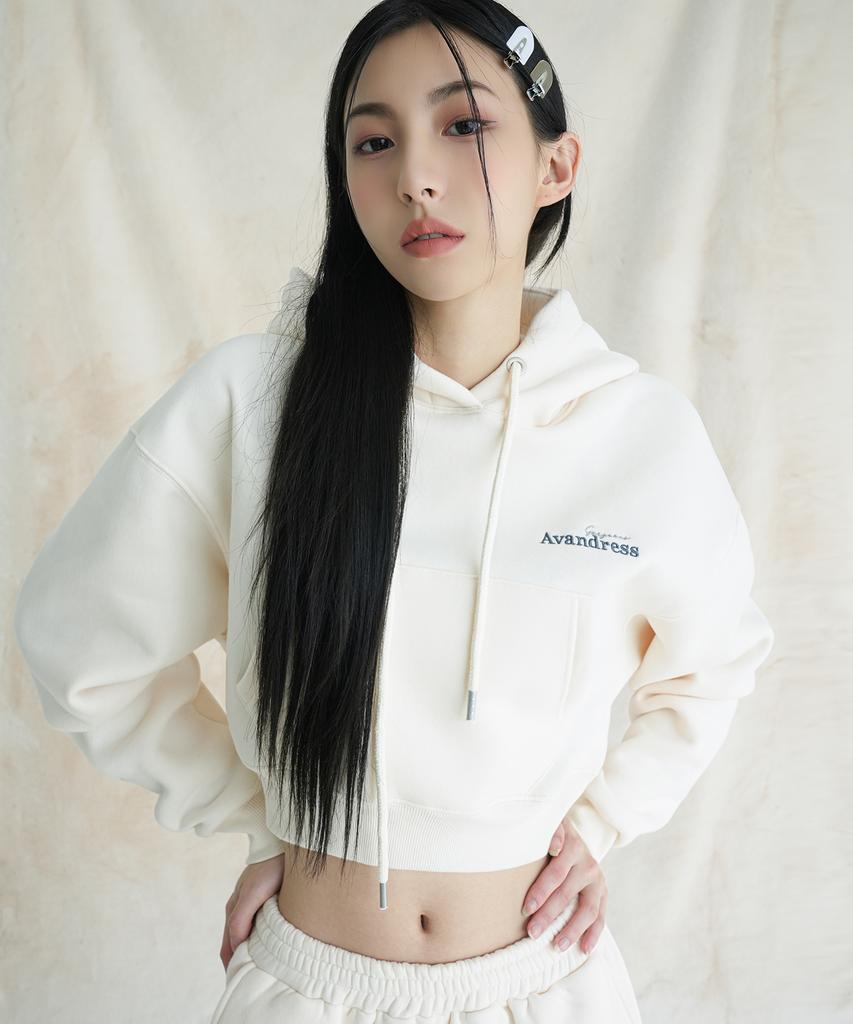 G.G. Crop Hoodie - 4Col