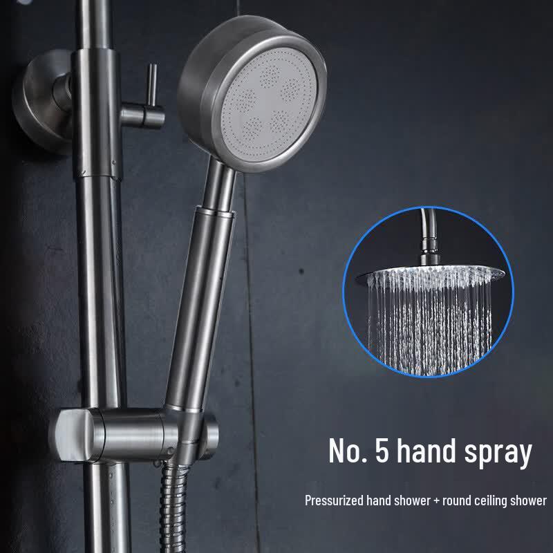 TLXT Stainless Steel Wall-Mounted Pressurized Shower Set