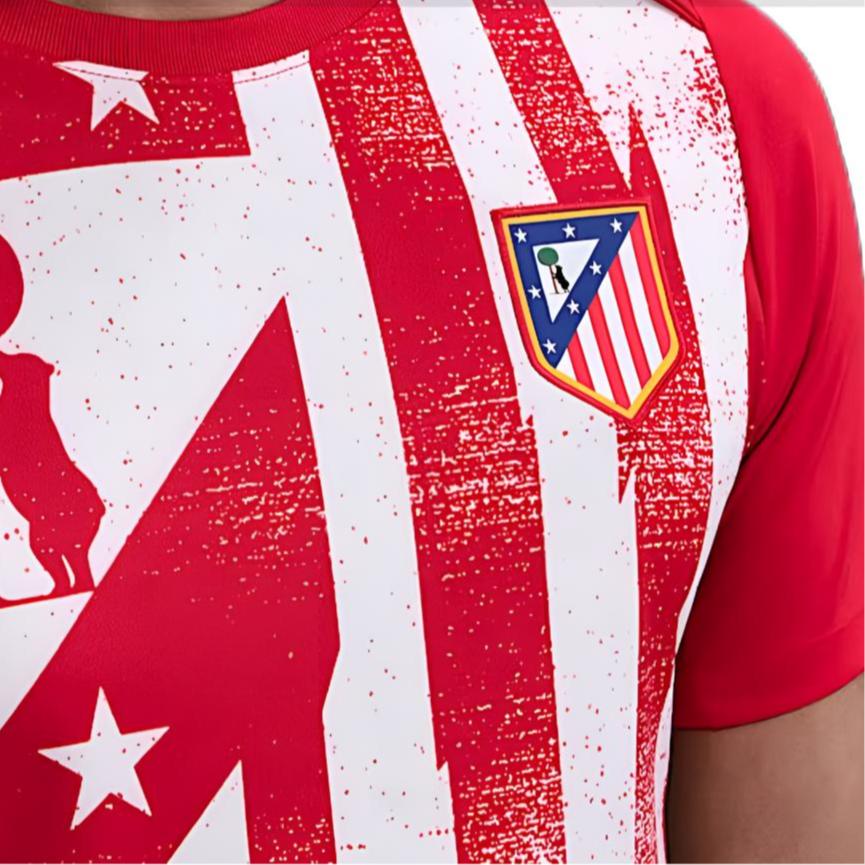 Nike Academy Pro Dri-FIT Atletico Madrid Home Quick-Dry Slim Fit Comfortable Short Sleeve Football Shirt Men Tops HJ7136-614