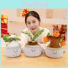 Adorable Office Plant Plush Toy Strong Resilient Lucky Gift For New Year Celebrations