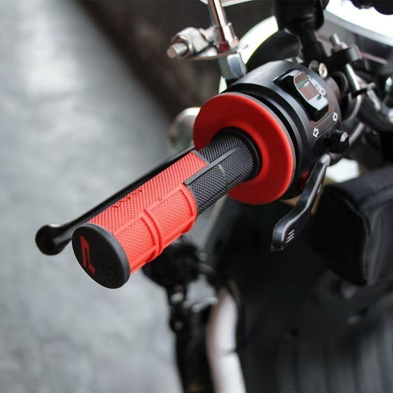 Motorcycle Grips Handle Bar 7/8 "22 24mm Universal Pit Bike Motocross Motorbike Rubber GEL Grip 7 Colors Motorcycle handlebar 5