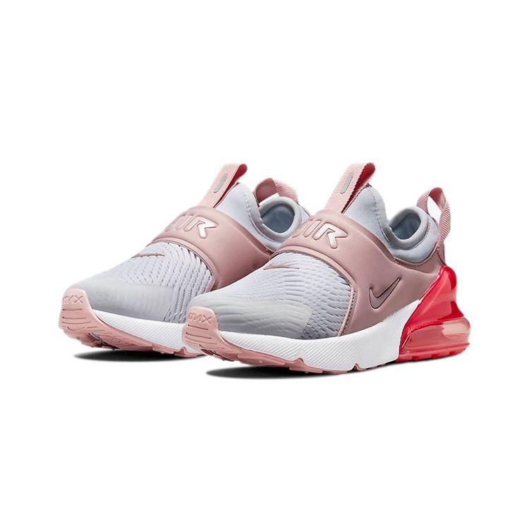 Nike Air Max 270 Extreme PS White Pink Glaze Kids Sneakers Pink-Salt CI1107-103