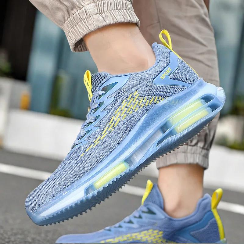 Fashion Men Winter Shoes Advanced Mens Trainers Non-Leather Casual Sneakers Men Most Comfortable Men Safety Shoe Damping Tennis Stylish