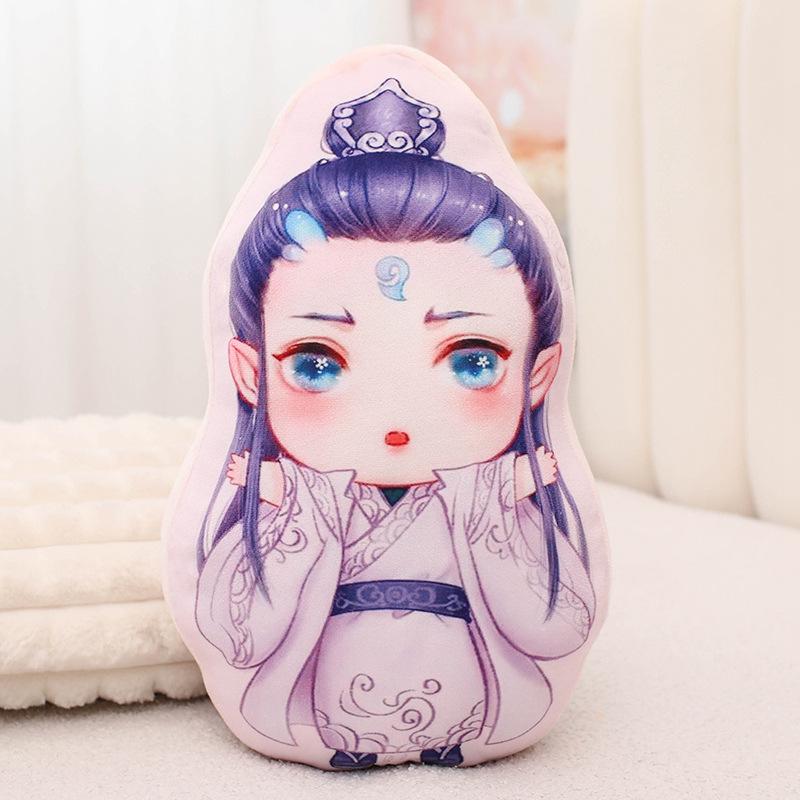 Nezha Series Plush Pillow: Sofa Ornament, Home Decor Cushion, Office Toy