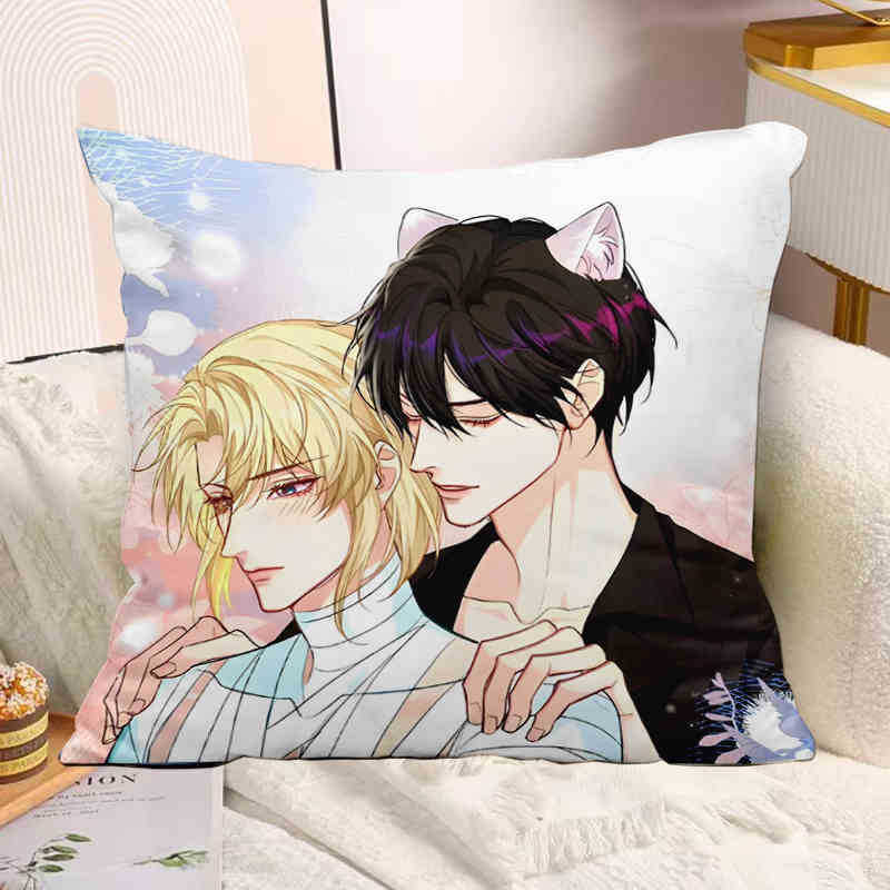 The Mermaid Has Fallen Baichu Xiaobai Lanbo Animation Peripheral Pillow Pillow Pillow Bedside Sofa Sitting Cushion