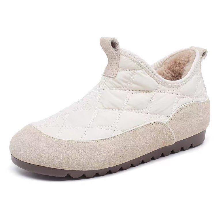 Snow Boots Winter Velvet Thickened Waterproof Versatile Women's Shoes 2025 Popular Short Boots Soft Sole Soft Surface Comfortable Cotton Shoes