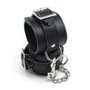 Liebe Seele SM goods collar and handcuffs black set genuine leather high quality cosplay x silver [Liebe Seele] (black hardware)