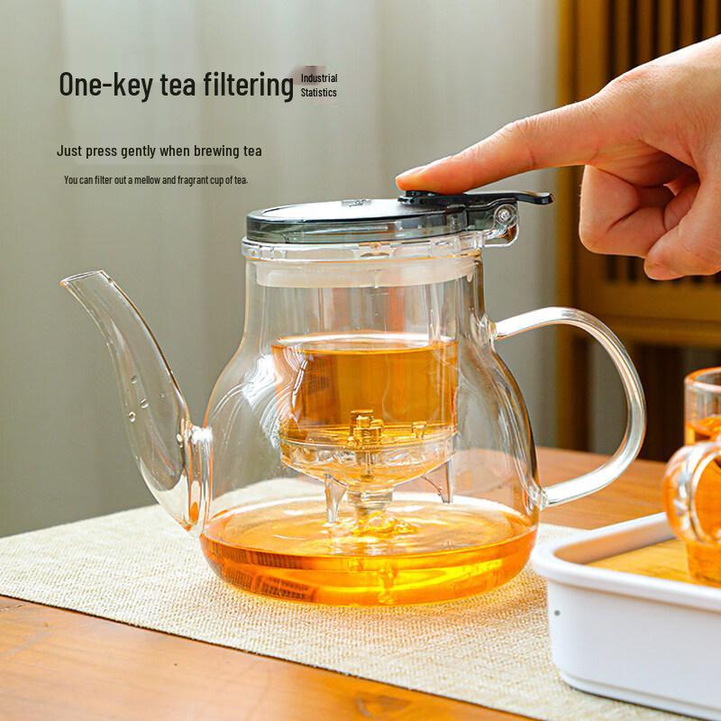 ZISIZ Heat-Resistant Glass Teapot