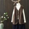 Spring Autumn Korean Style Women's Vest Jacket Outer Wear Waistcoat Vest Loose Solid Color Vest Tops
