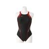 Stream Ace Racing Medium Cut Open FINA Swimming Approved Women's Swimsuit, (Lace Back), N2MA0220, Color Red, Size Small, (International