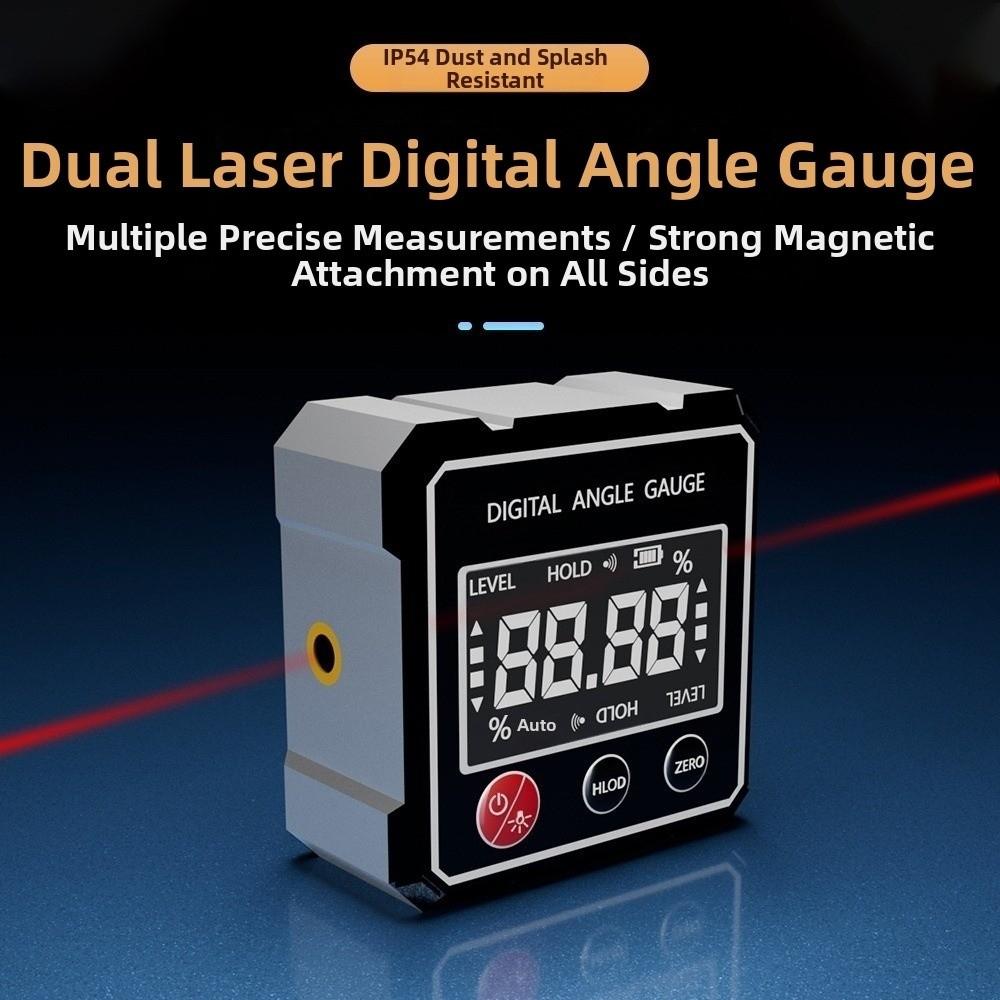 LCD Backlight Angle Finder Waterproof Level Angle Gauge Digital Inclinometer  Construction Work