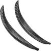 2PC Auto Carbon Fiber Rubber Fender Arch Wheel Eyebrow Protector Sticker Anti-scratch Strip Moulding Trim for Universal Car