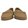 Excellent HERMES Loafers Beige Leather Women 35.5 Used