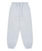 S'EST Wide Jogger Fit Training Pants - White Melange