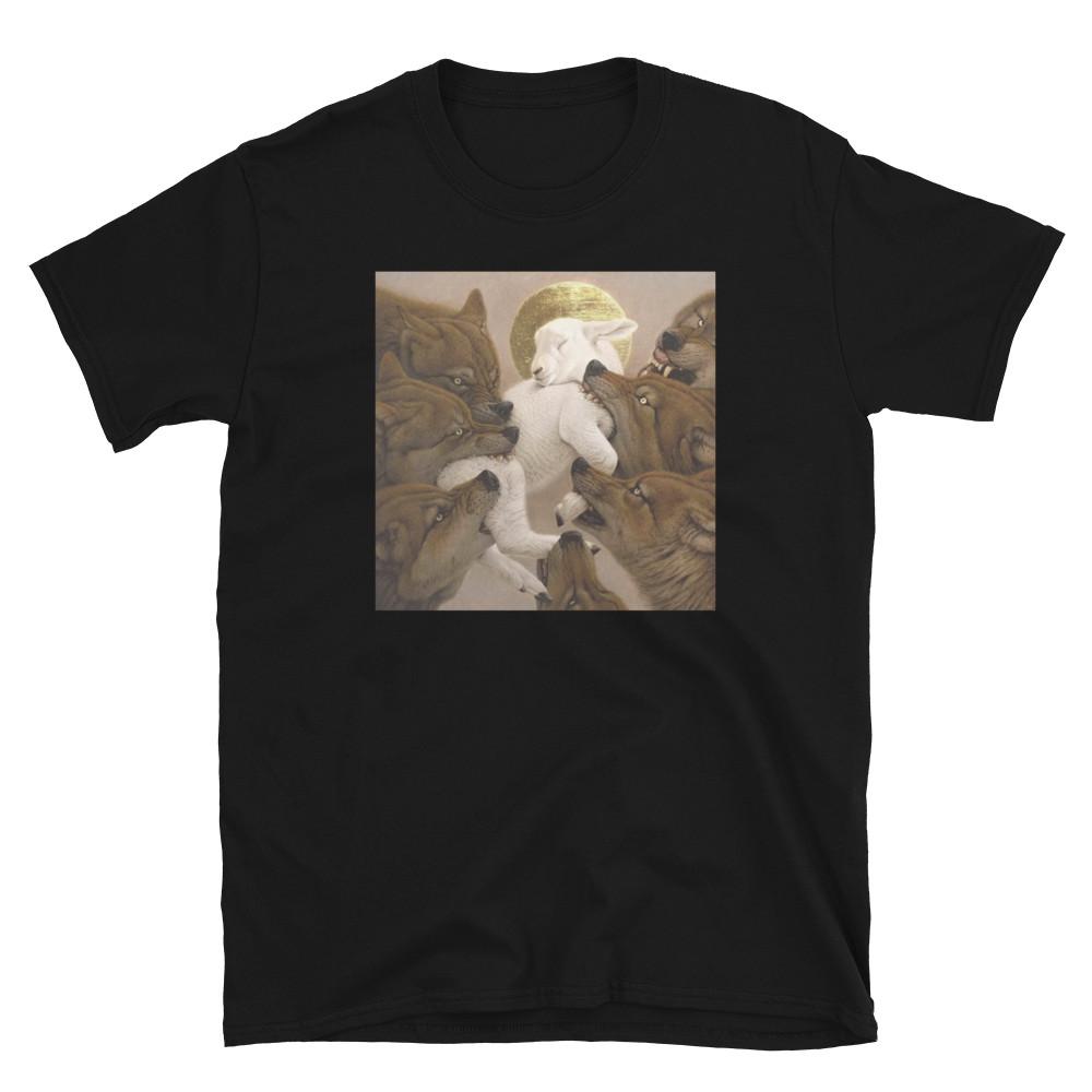 

Eat the Weak, The Fallen Lamb, Printed T-Shirt Tops Tee 4XL