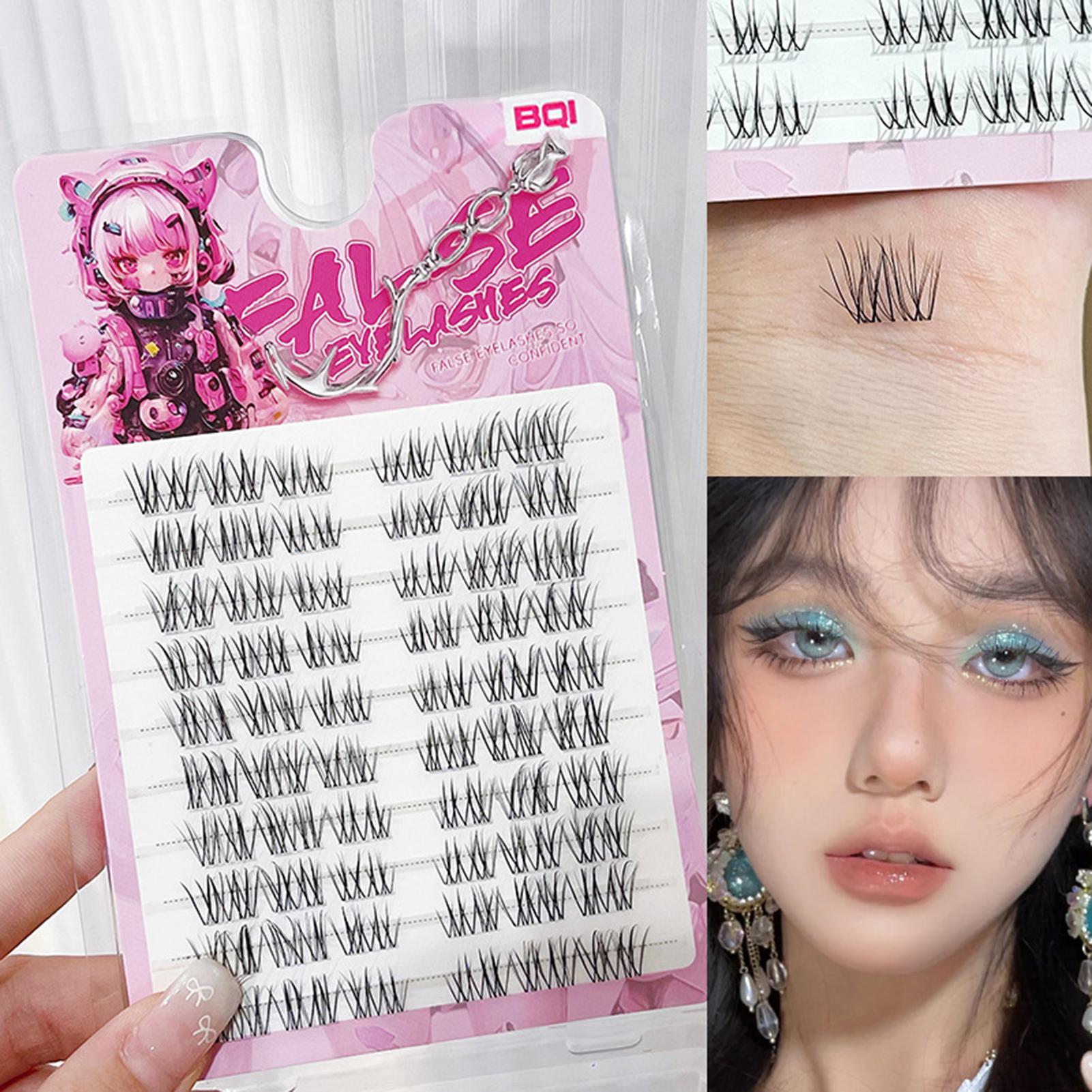 

10 Rows Individual Eyelashes 7-11mm Cluster Lashes KPOP Korean Fashion Natural False Eyelashes Extension Makeup Tools