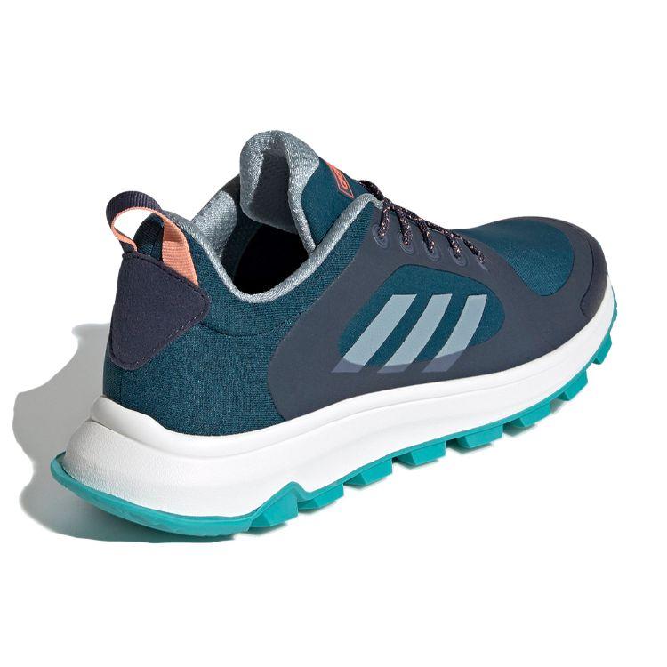 Adidas Response Trail X Non-Slip Shock Absorbing Low Top Running Shoes Women Sneakers Blue Gray EF0529