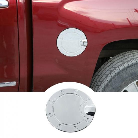 Chrome Fuel Filler Tank Gas Cap Cover Trim for Chevy Silverado GMC Sierra 14-18