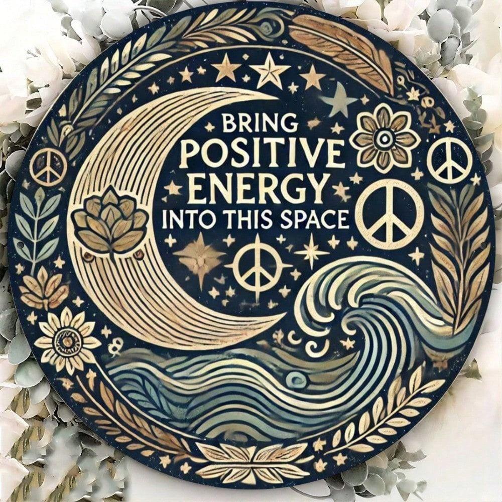 Retro Metal Painting 20x20cm Handmade Art Vintage Tin Sign Home Wall Decor