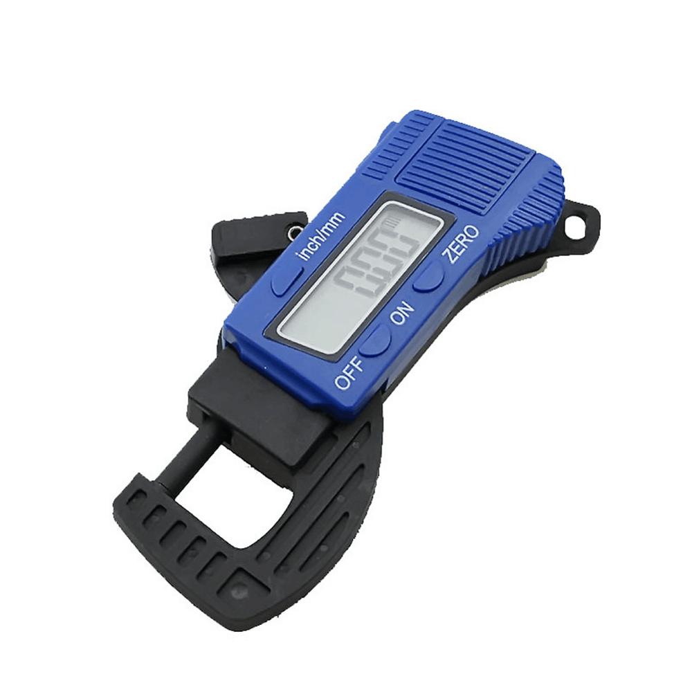 0-12.7mm Jewelry LCD Screen Micrometer Caliper Carbon Fiber Paper Digital Electronic Tool Horizontal Thickness Gauge Mini Digital Thickness Gauge синий