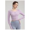 Yoga Clothes With Chest Pads, Tops, Women's High-end Fitness Clothes, Sports Cycling, Pilates Training, Beautiful Back, Long Sleeves