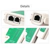 Network Cable Tester RJ45 Ethernet Cable Tester Lan Test Tool for Cat5 Cat6 CAT7 8P 6P LAN Cable and RJ11 Telephone Cable