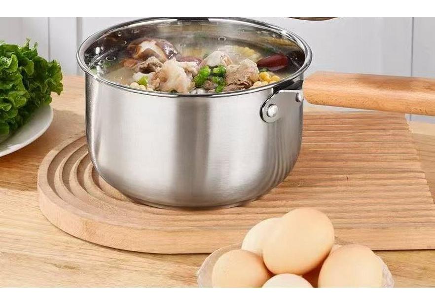 Stainless Steel Non-stick Baby Milk & Food Pot with Steaming and Boiling Functions