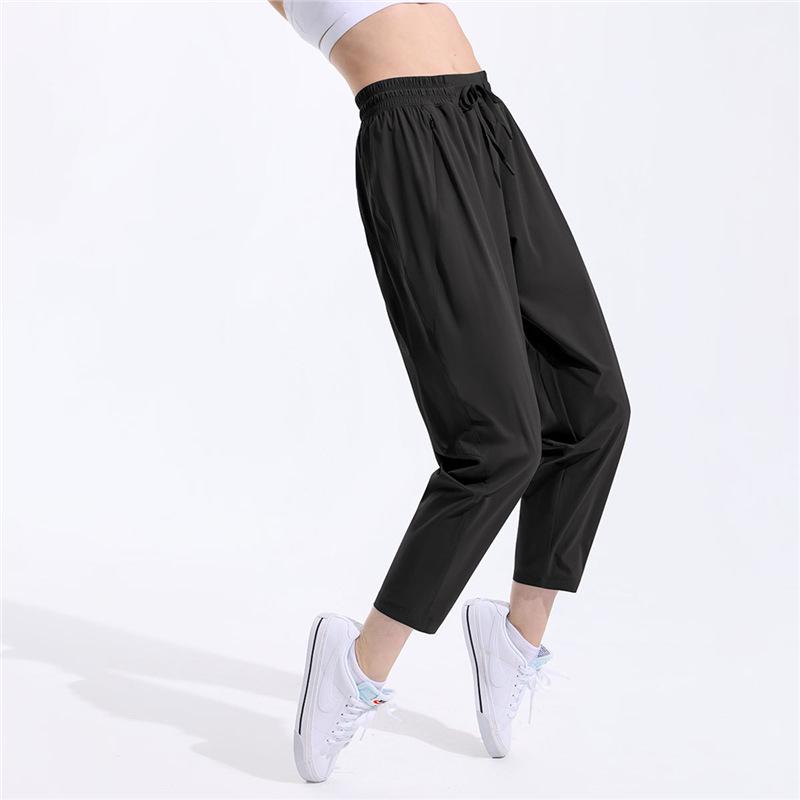 

Women s Moisture-Wicking Breathable Yoga Pants - Cool, Elastic Waist, Loose Fit Large