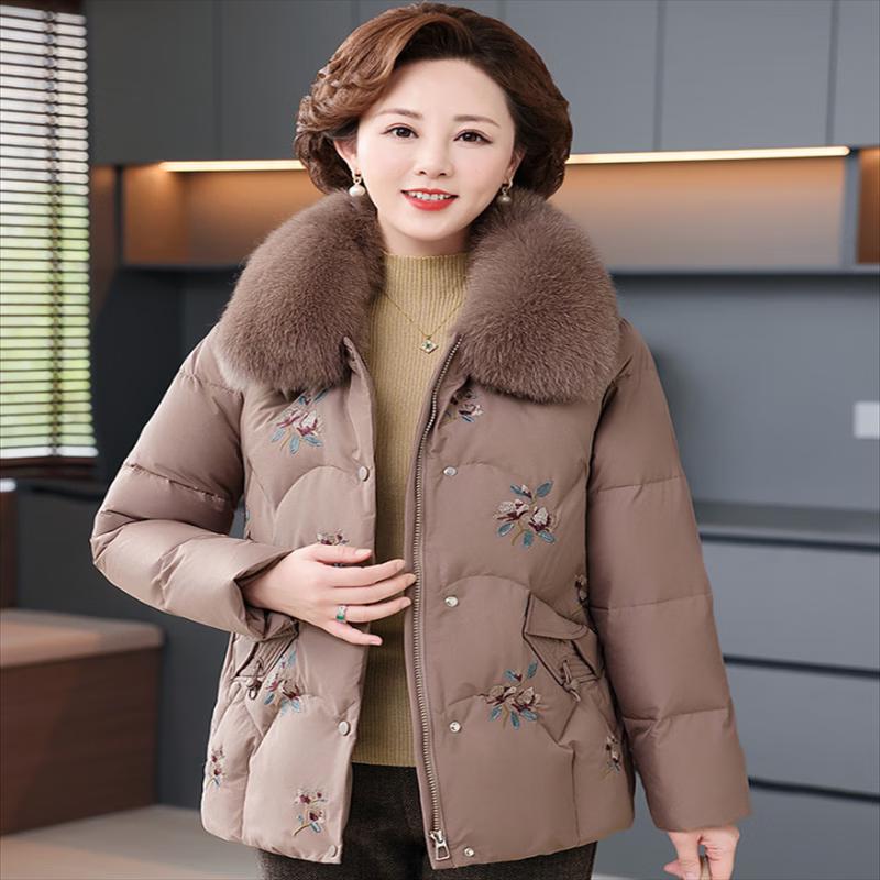Xuezhongfei Chinese Style 90% Duck Down Puffer Jacket