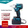Industrial Grade Brushless High Torque Rechargeable Impact Wrench for Auto Repair & Woodworking